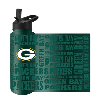 Green Bay Packers 34oz Replay Quencher Bottle