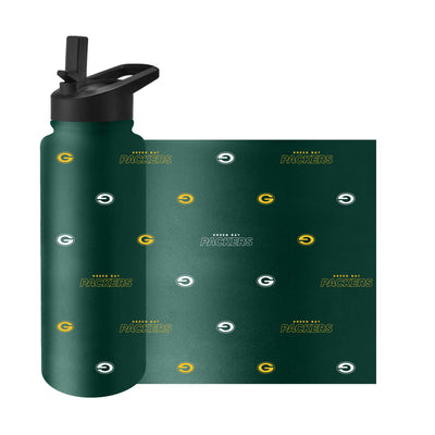 Green Bay Packers 34oz Step And Repeat Quencher Bottle