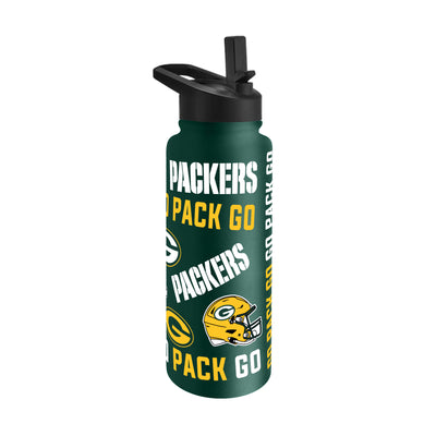 Green Bay Packers 34oz Native Quencher Bottle