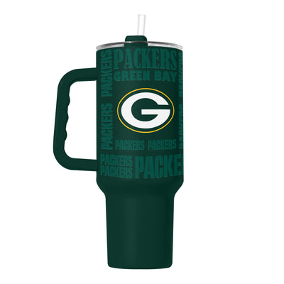 Green Bay Packers 40oz Replay Powder Coat Tumbler - Logo Brands