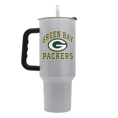 Green Bay Packers 40oz Athletic Powder Coat Tumbler - Logo Brands