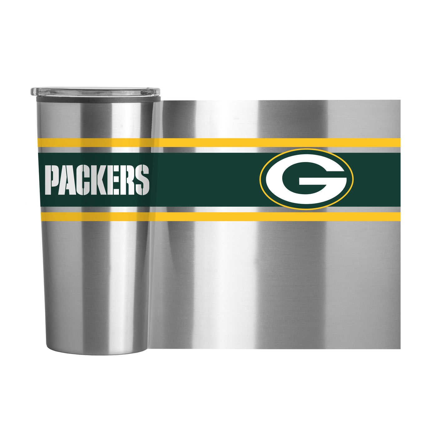Green Bay Packers Stripe 20 oz Fusion Tumbler