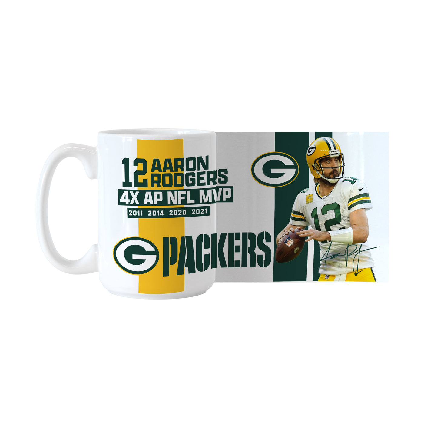 Aaron Rodgers 15oz 2022 MVP Sublimated Mug