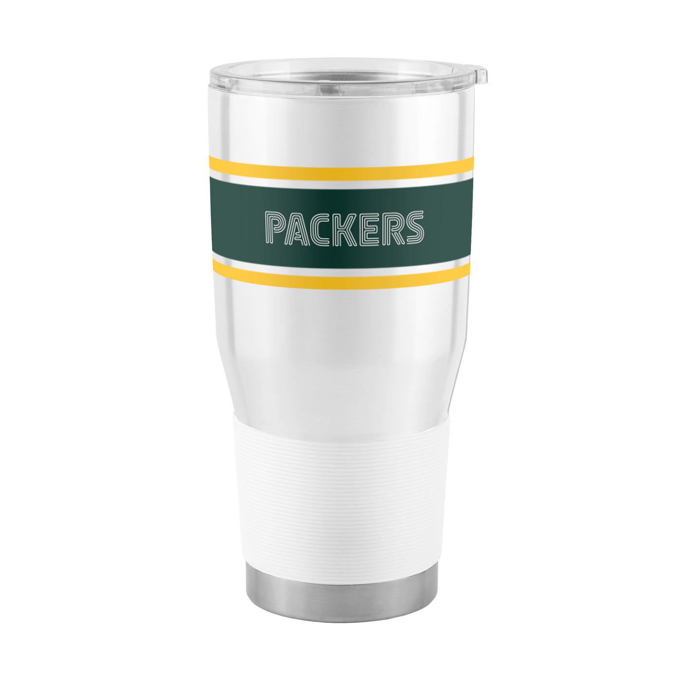 Green Bay Packers Throwback 30oz Stripe Stainless Steel Tumbler