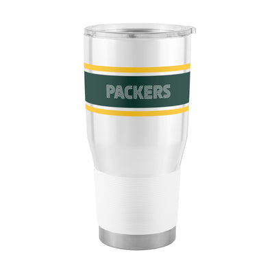 Green Bay Packers Throwback 30oz Stripe Stainless Steel Tumbler