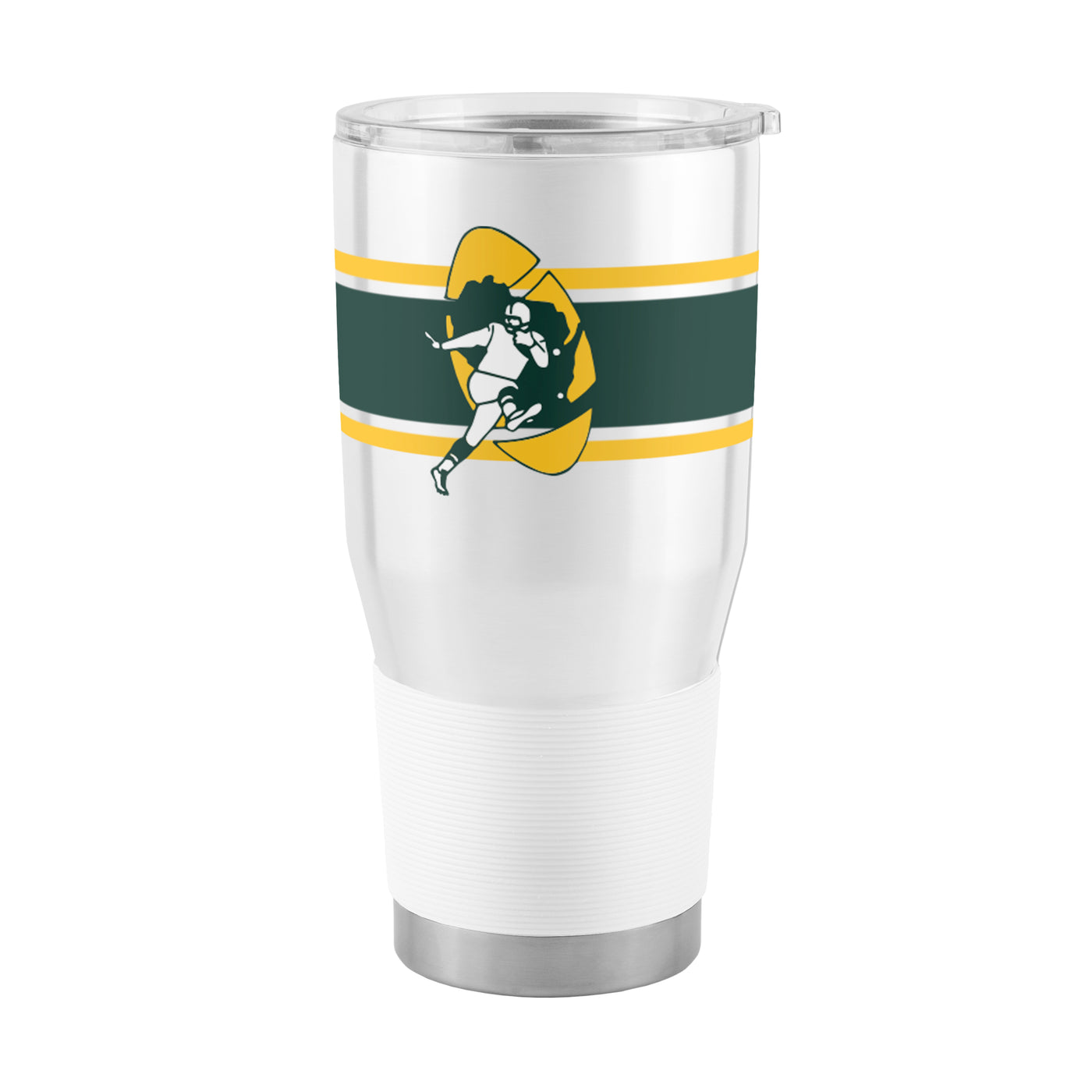 Green Bay Packers Throwback 30oz Stripe Stainless Steel Tumbler