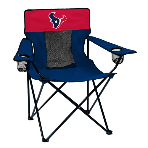 Houston Texans Elite chair featuring team logo and colors, sports-themed furniture for fans.