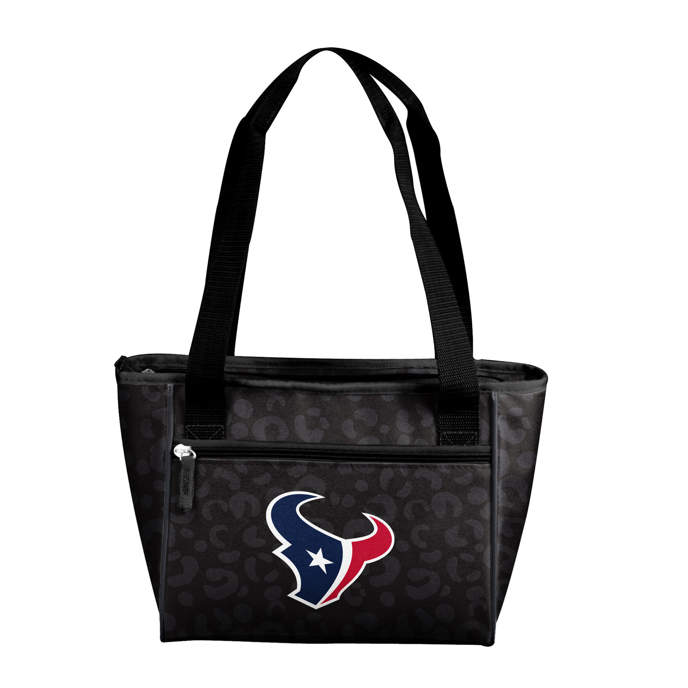 Houston Texans Leopard Print 16 Can Cooler Tote