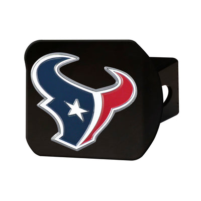NFL - Houston Texans Color on Black Hitch Cover