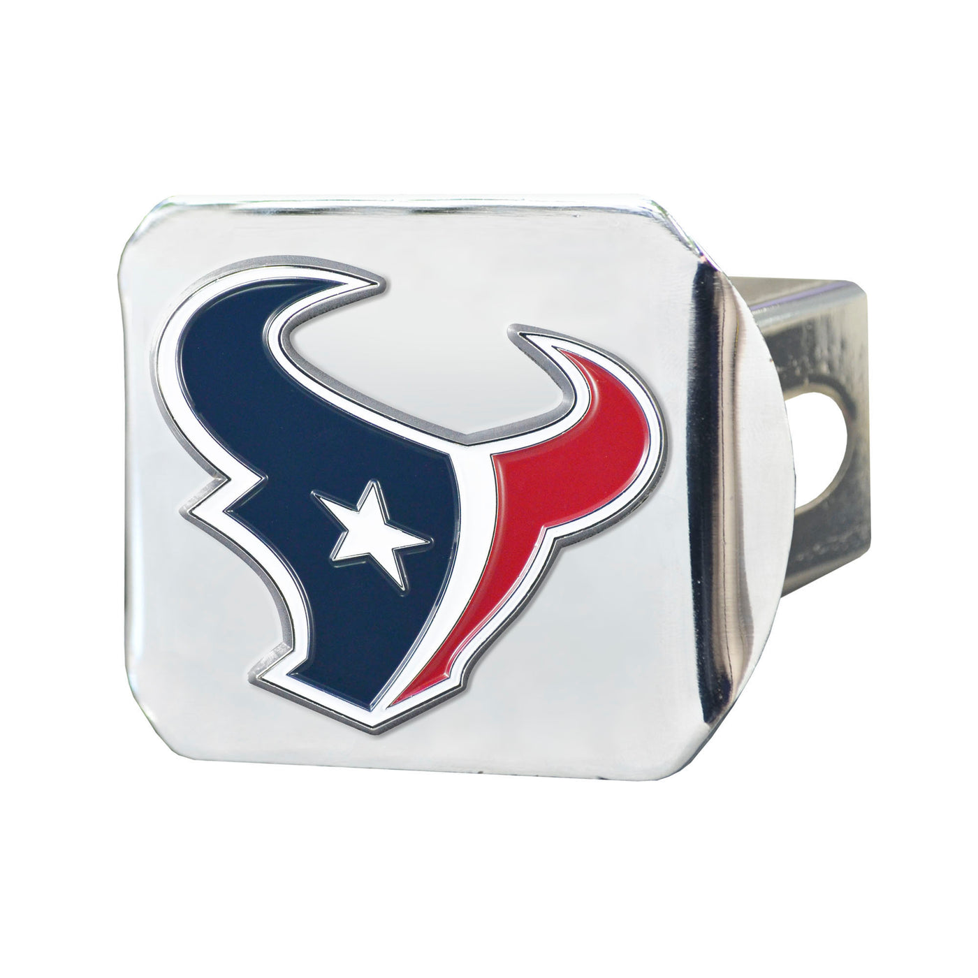 NFL - Houston Texans Color on Chrome Hitch Cover