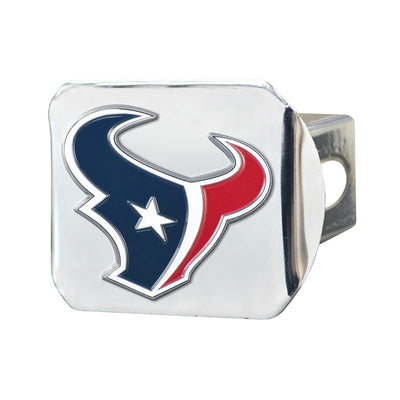 NFL - Houston Texans Color on Chrome Hitch Cover