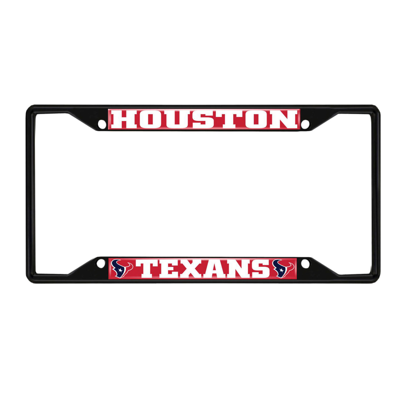 NFL - Houston Texans Black License Plate Frame