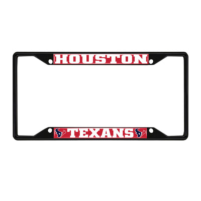 NFL - Houston Texans Black License Plate Frame