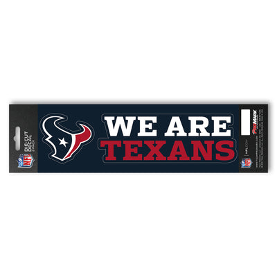 NFL - Houston Texans Team Slogan Decal