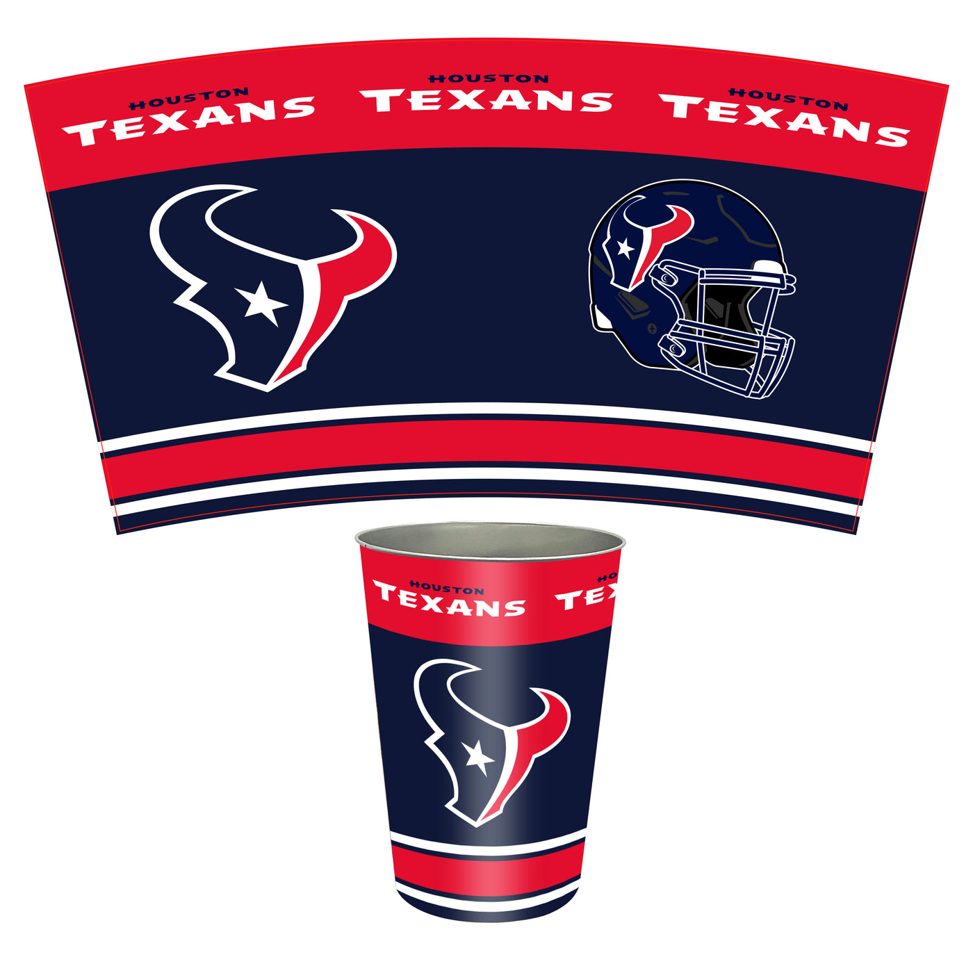 NFL - Houston Texans Wastebasket