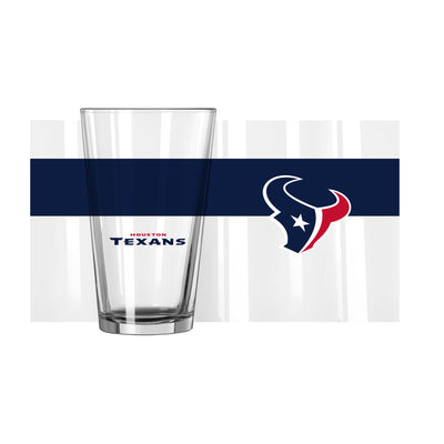 Houston Texans 16oz Colorblock Pint Glass