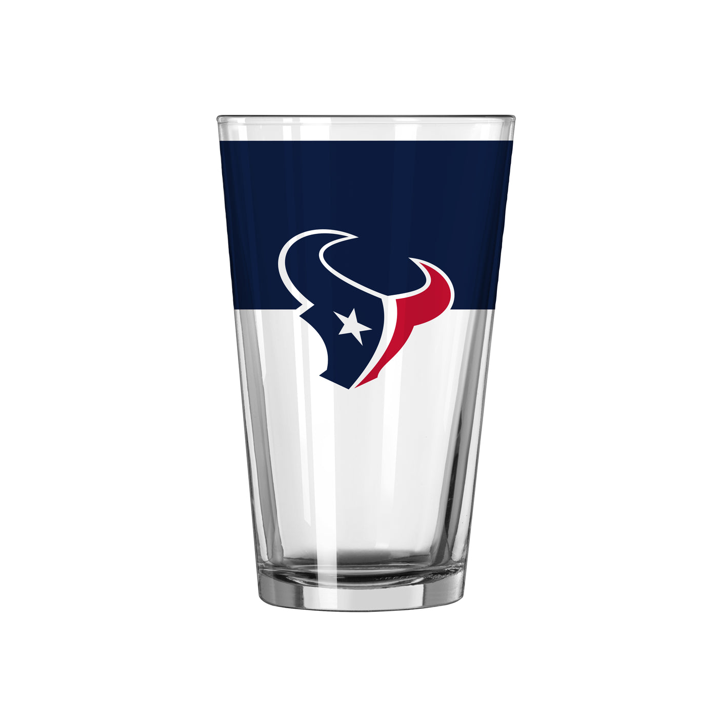 Houston Texans 16oz Colorblock Pint Glass