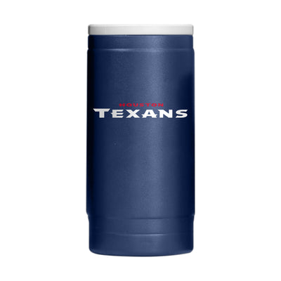 Houston Texans Flipside Powder Coat Slim Can Coolie - Logo Brands