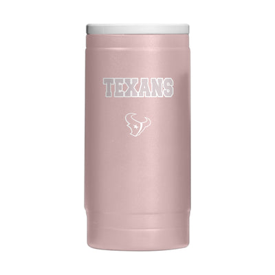 Houston Texans  Stencil Powder Coat Slim Can Coolie