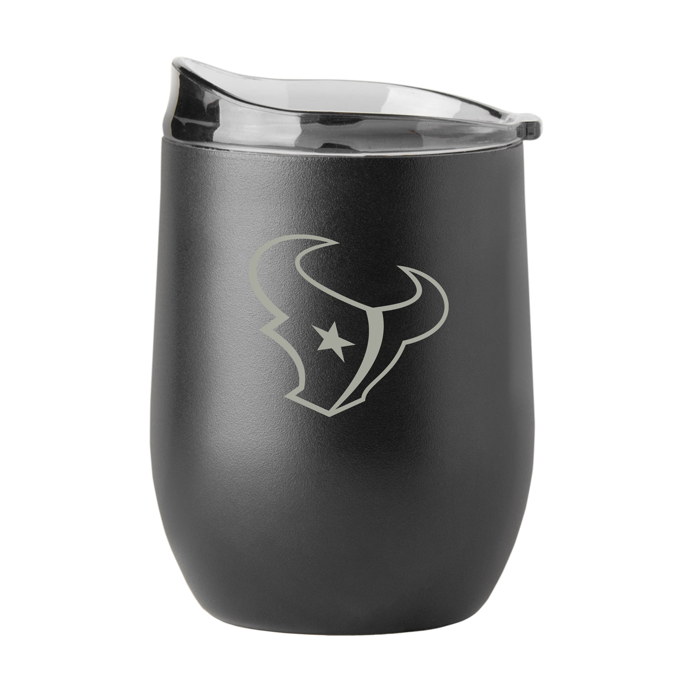 Houston Texans GunMetal 16oz Black Powder Curved Beverage