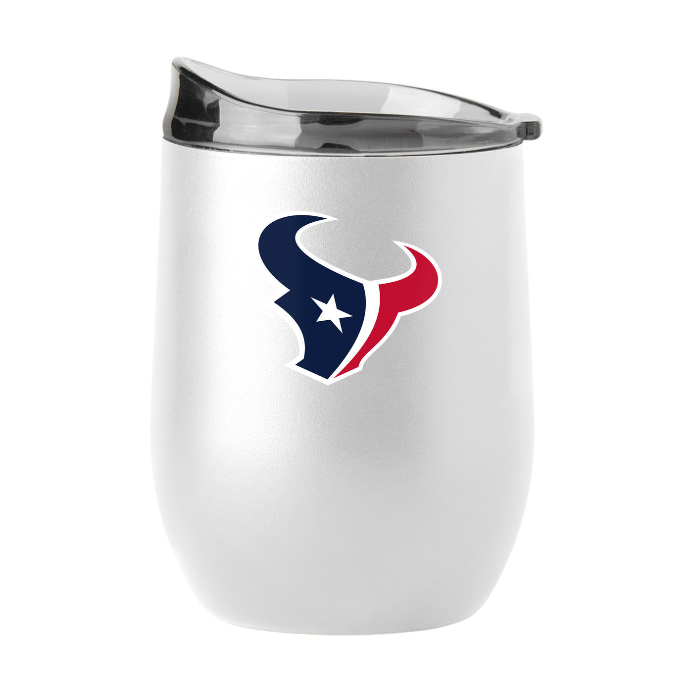 Houston Texans 16oz Swagger White Powder Coat Curved Beverage