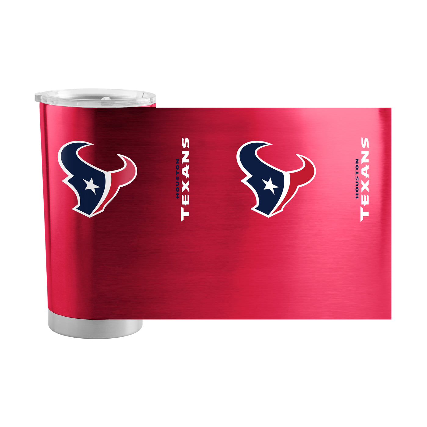 Houston Texans 20oz Red Gameday Stainless Steel Tumbler