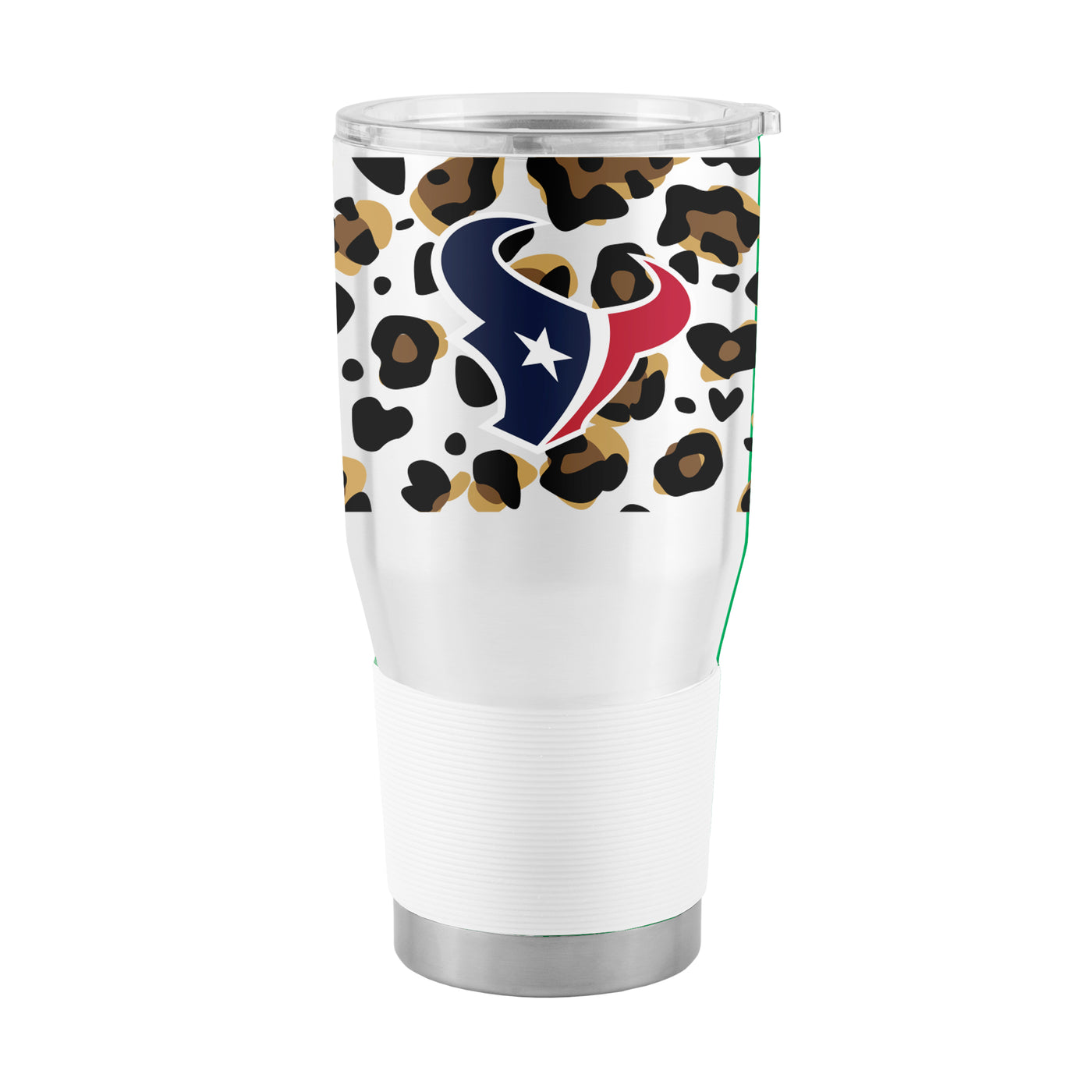 Houston Texans 30oz Leopard Stainless Tumbler