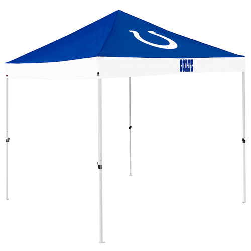 Indianapolis Colts Economy Canopy shelter with team logo, lightweight frame, and durable fabric for outdoor events.