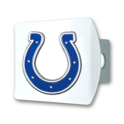 NFL - Indianapolis Colts Color on White Hitch Cover