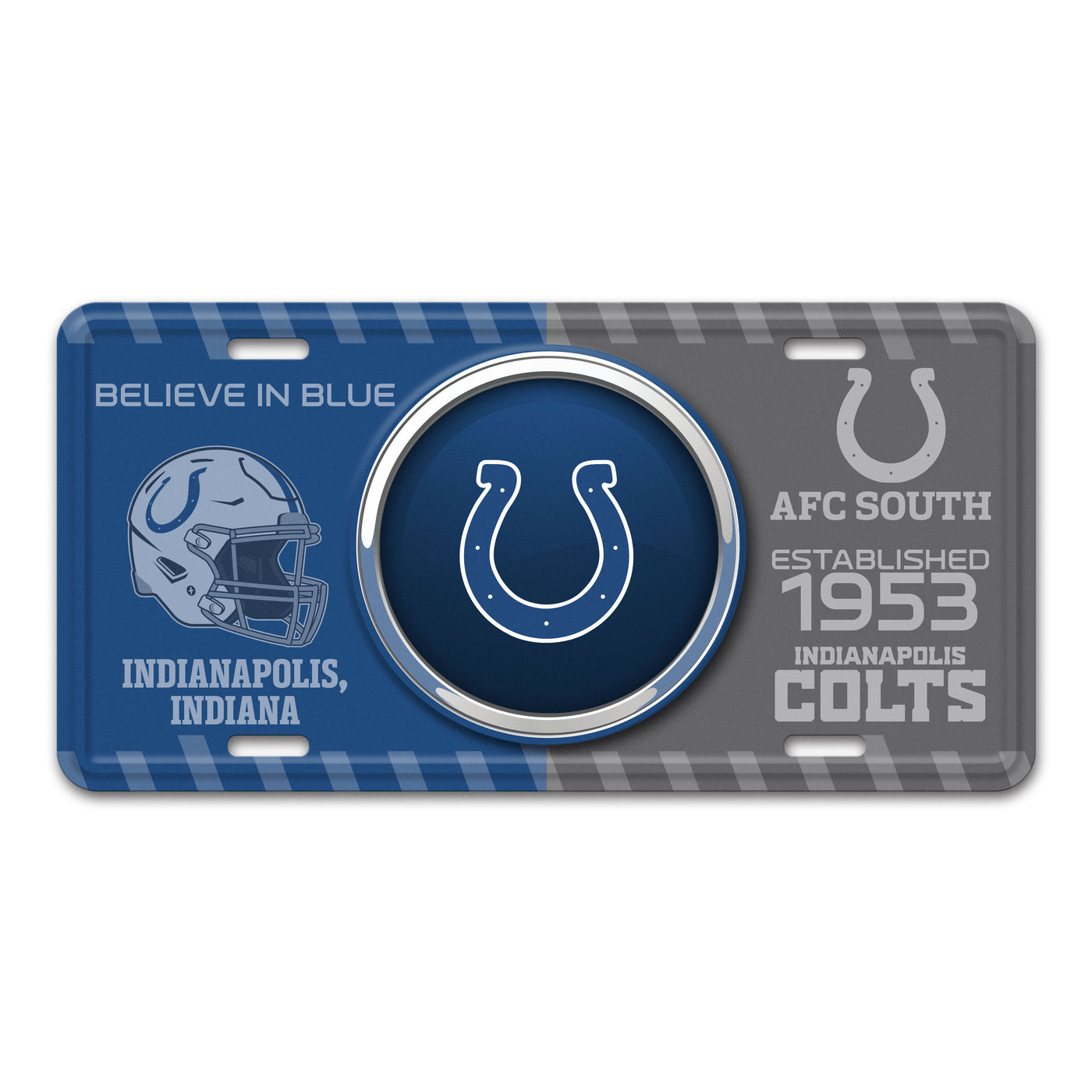NFL - Indianapolis Colts Embossed Metal License Plate