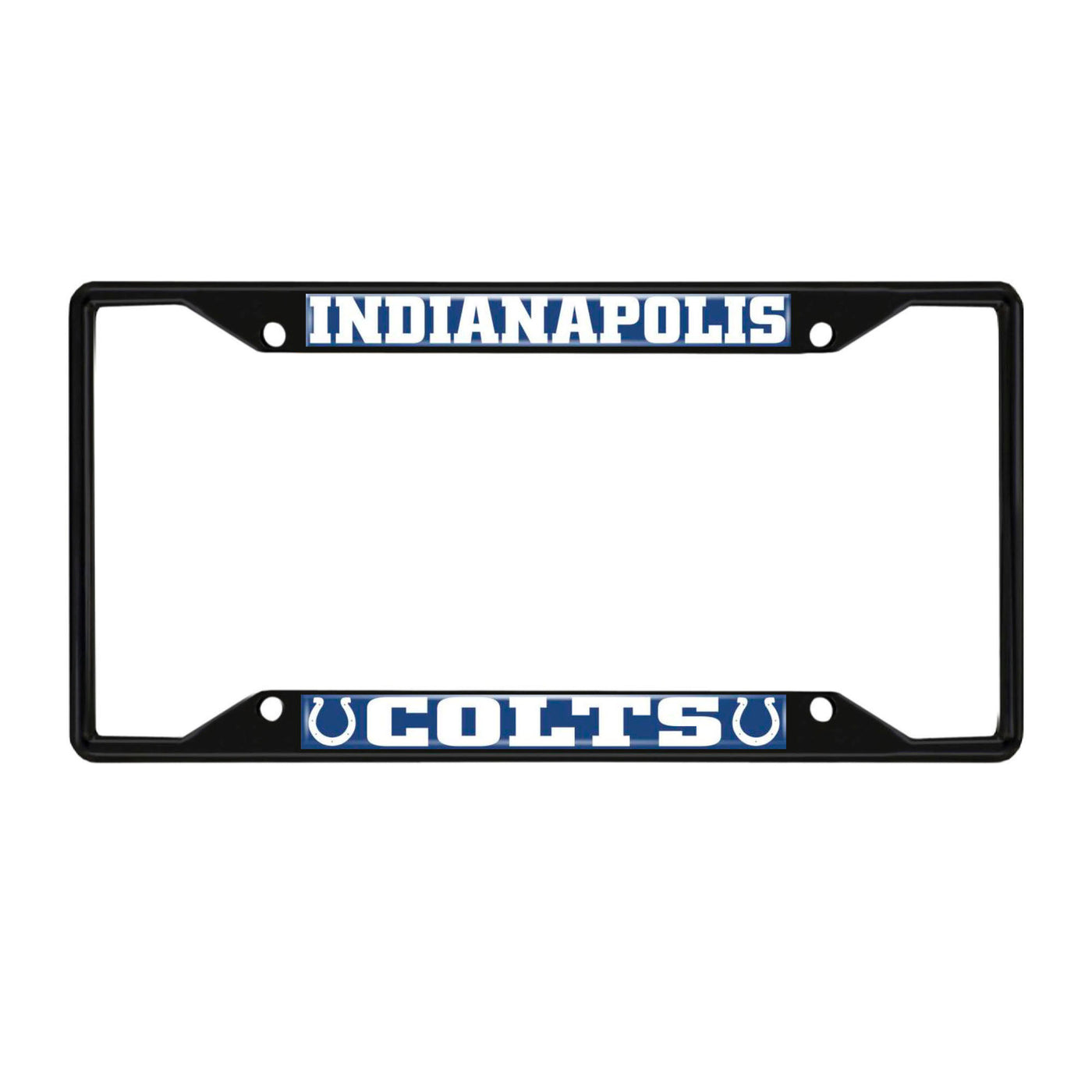 NFL - Indianapolis Colts Black License Plate Frame