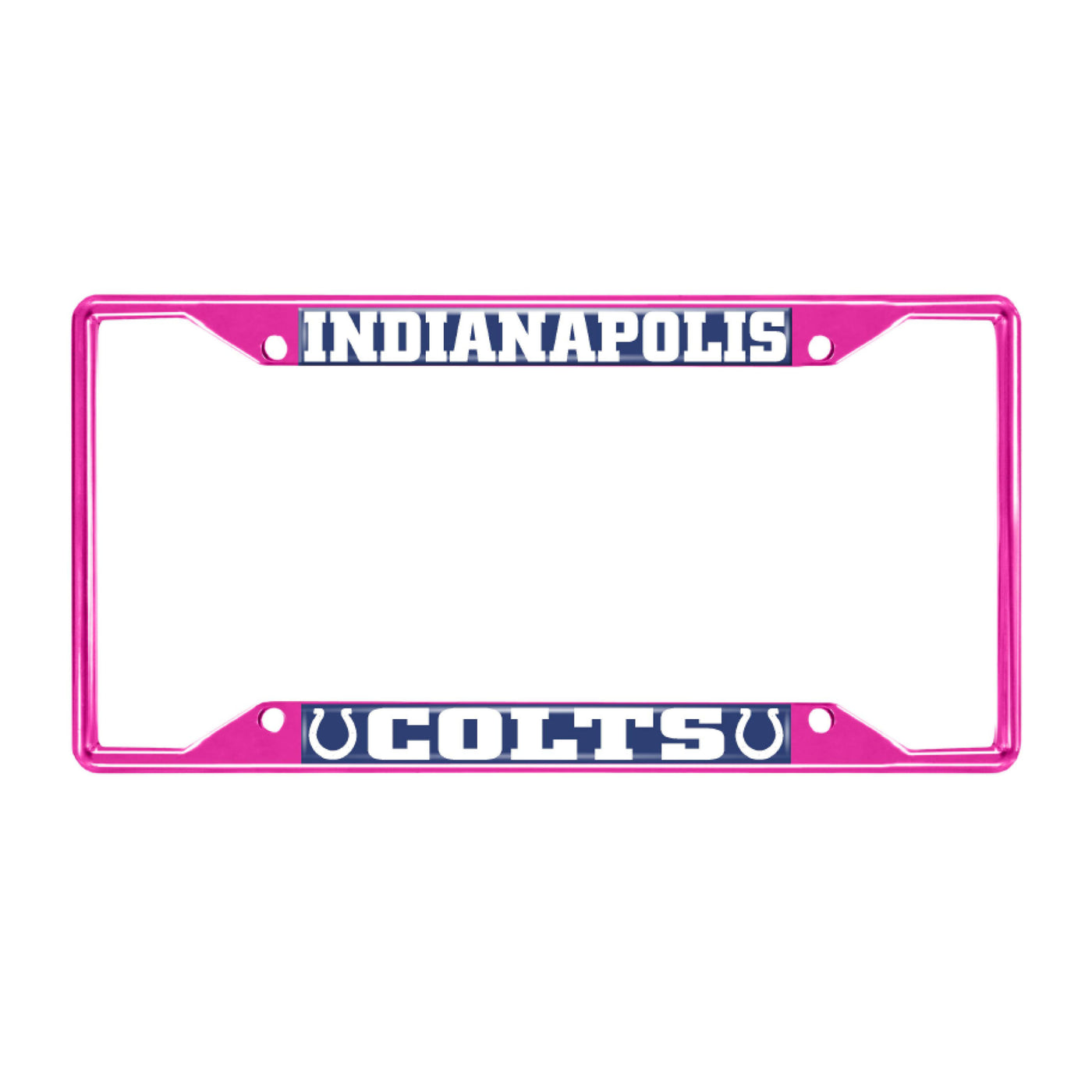 NFL - Indianapolis Colts-Pink License Plate Frame