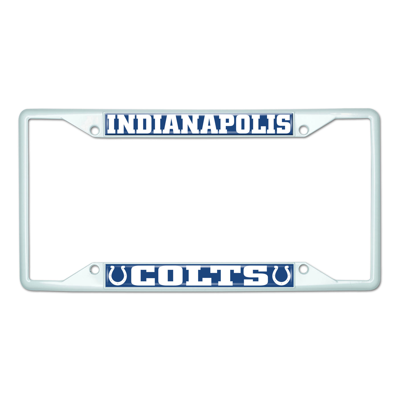 NFL - Indianapolis Colts-White License Plate Frame