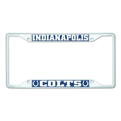 NFL - Indianapolis Colts-White License Plate Frame
