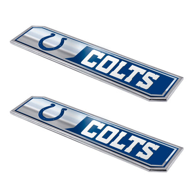 NFL - Indianapolis Colts Embossed Truck Emblem 2-pk