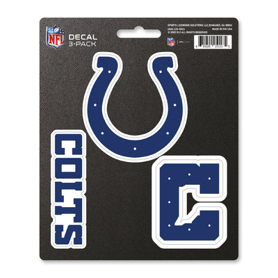 NFL - Indianapolis Colts Decal 3-pk