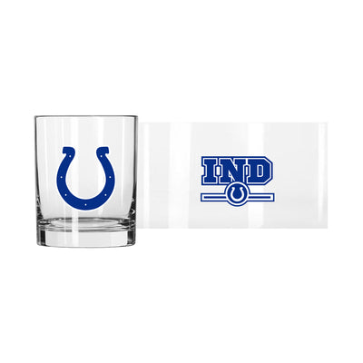 Indianapolis Colts 14oz Letterman Rocks Glass