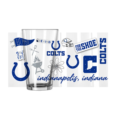 Indianapolis Colts 16oz Native Pint Glass