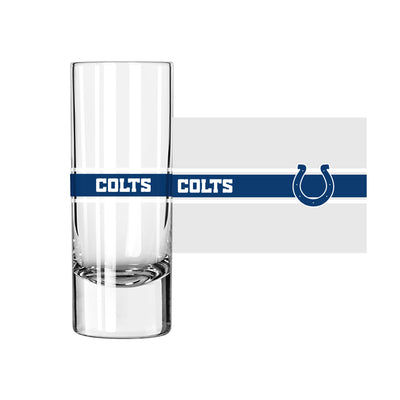 Indianapolis Colts 2.5oz Stripe Shooter Glass