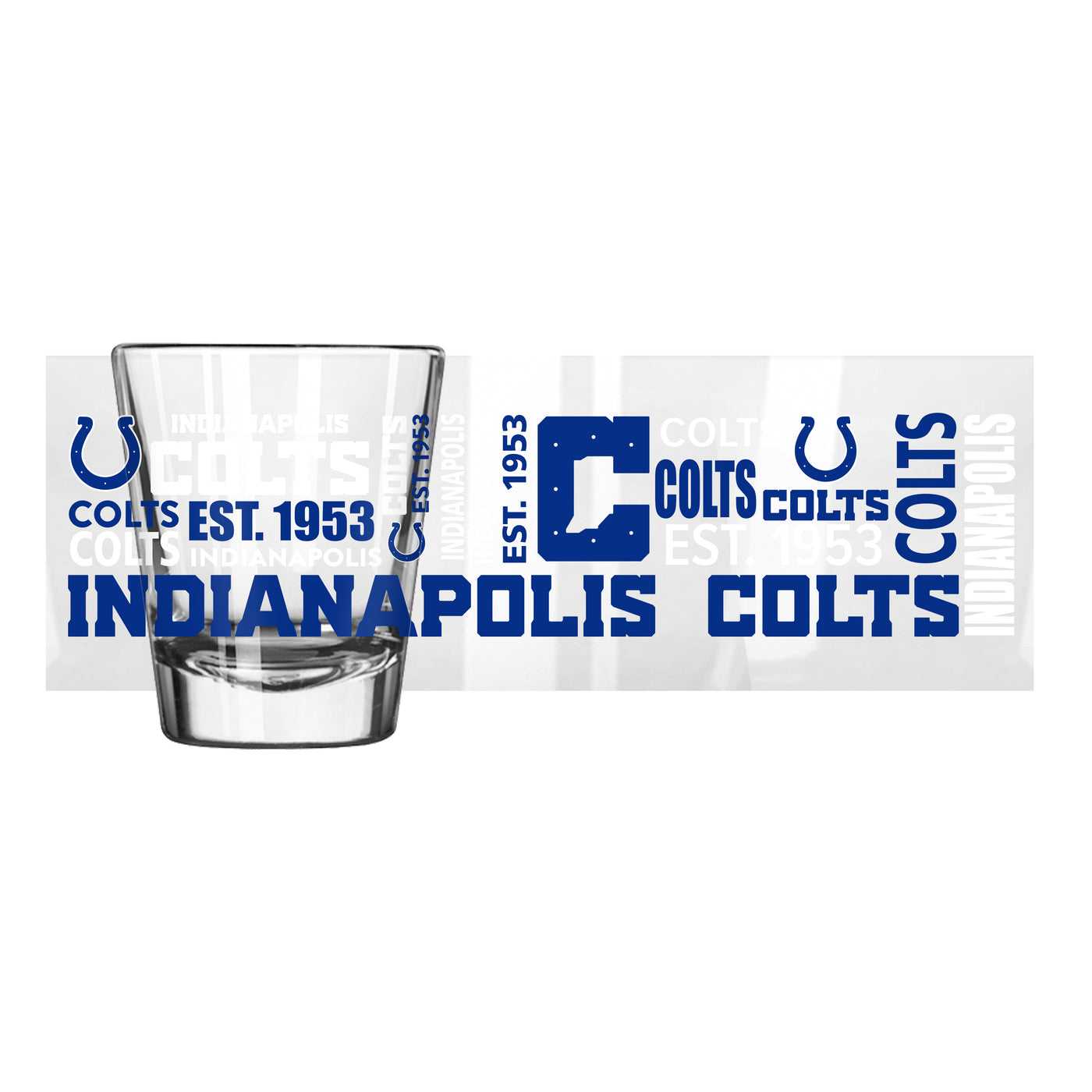 Indianapolis Colts 2oz Spirit Shot Glass