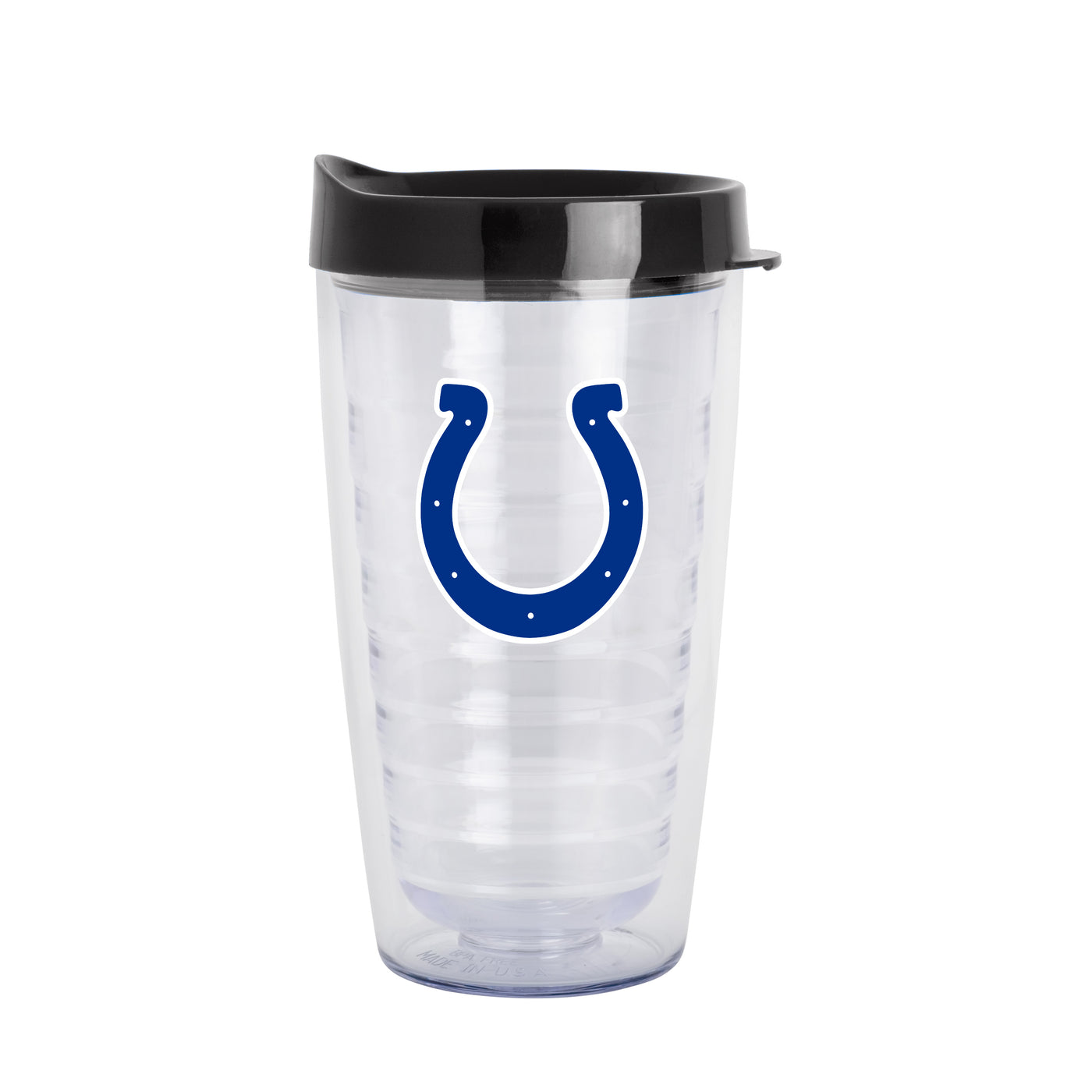 Indianapolis Colts 16oz Flipside Dbl Wall Clear Tumbler