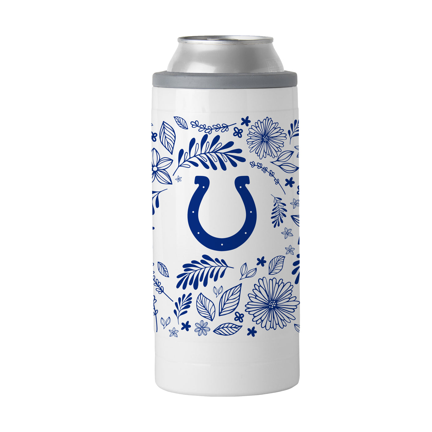 Indianapolis Colts 12oz Botanical Slim Can Coolie