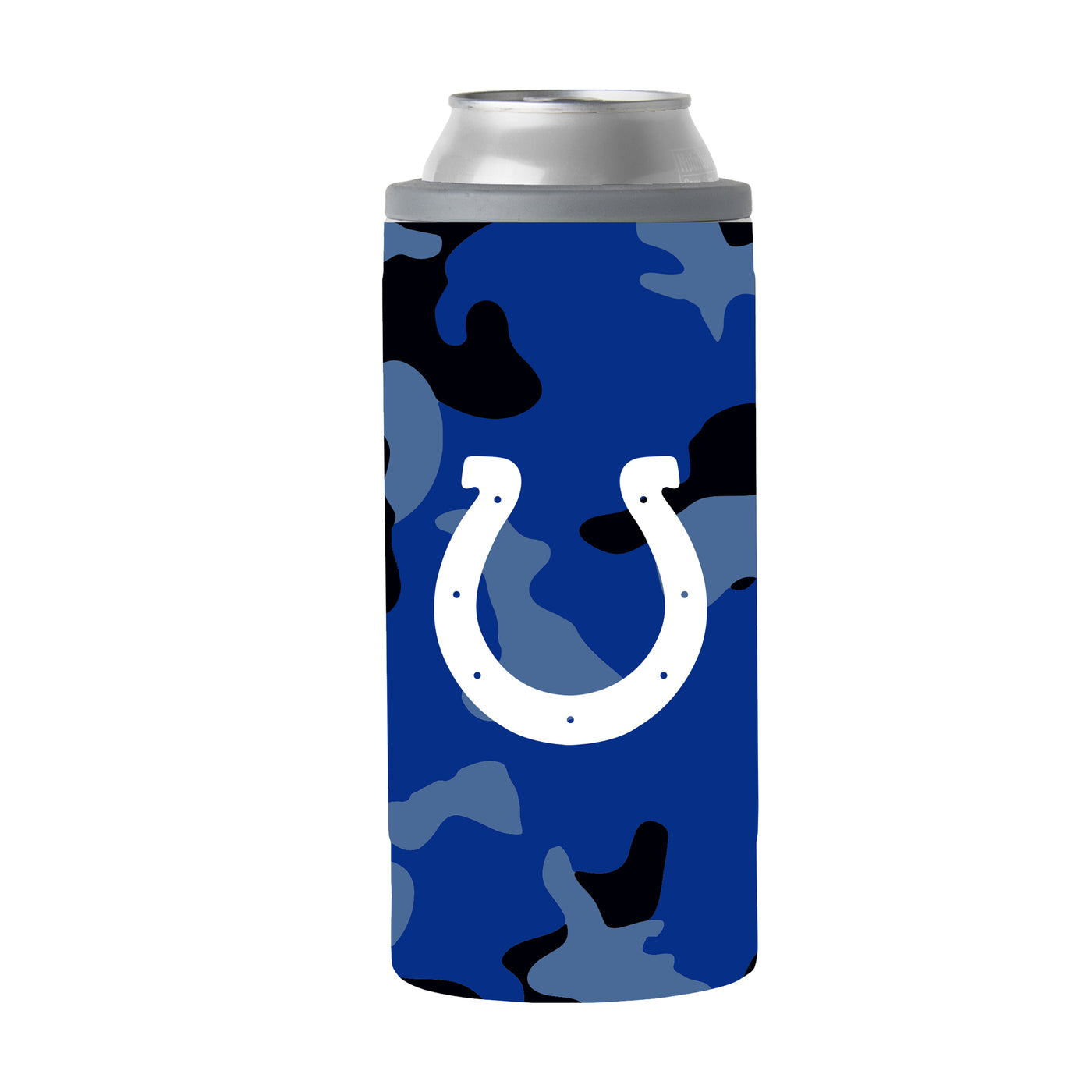 Indianapolis Colts Camo Swagger 12oz Slim Can Coolie