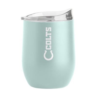 Indianapolis Colts 16oz Vertical Powder Coat Curved Beverage
