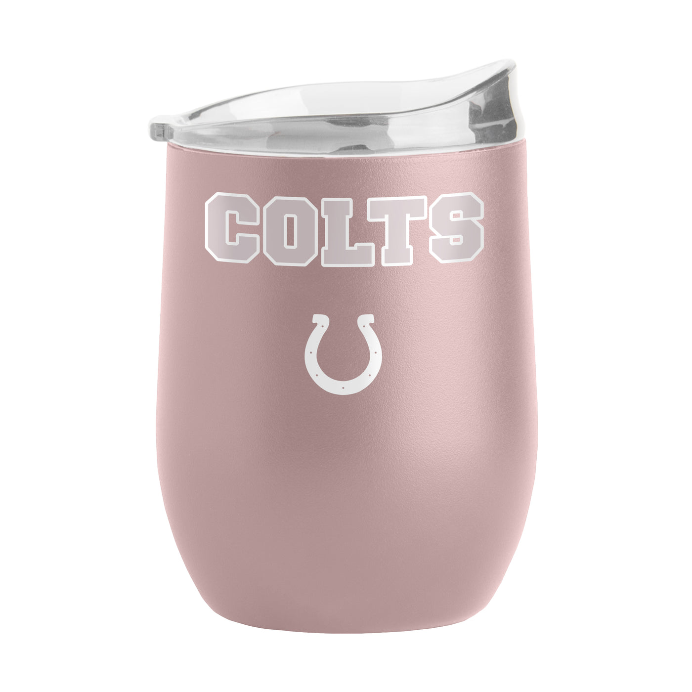 Indianapolis Colts 16oz Stencil Powder Coat Curved Beverage