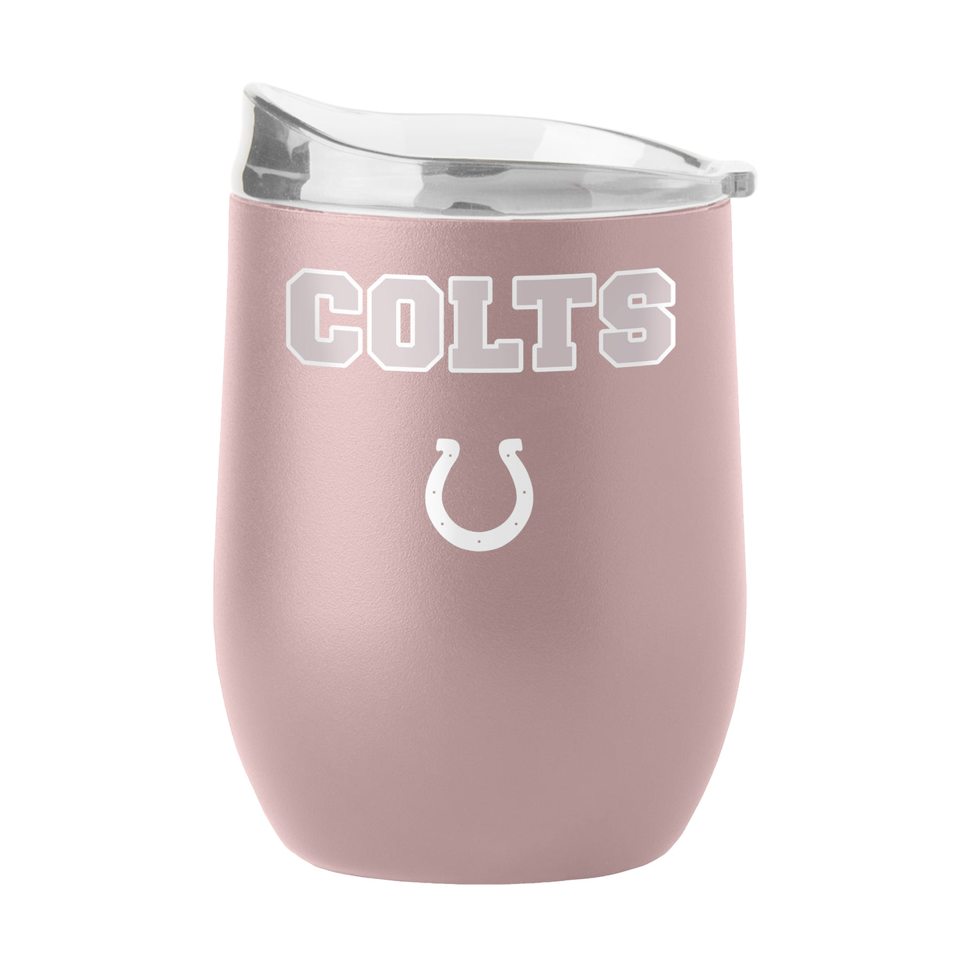 Indianapolis Colts 16oz Stencil Powder Coat Curved Beverage