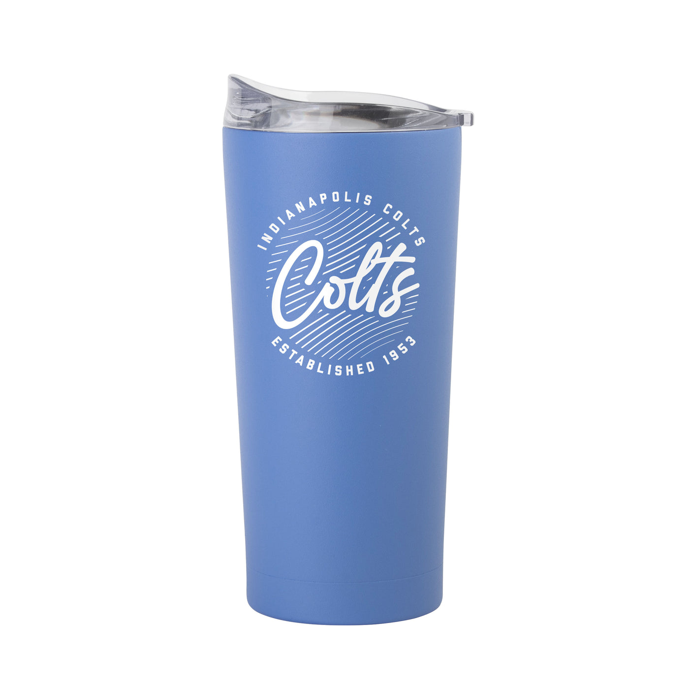 Indianapolis Colts 20oz Retro Script Arctic Powder Coat Tumbler