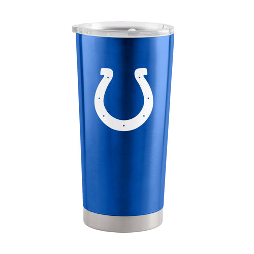 Indianapolis Colts 20oz stainless steel tumbler with team logo, durable drinkware for Gameday fans