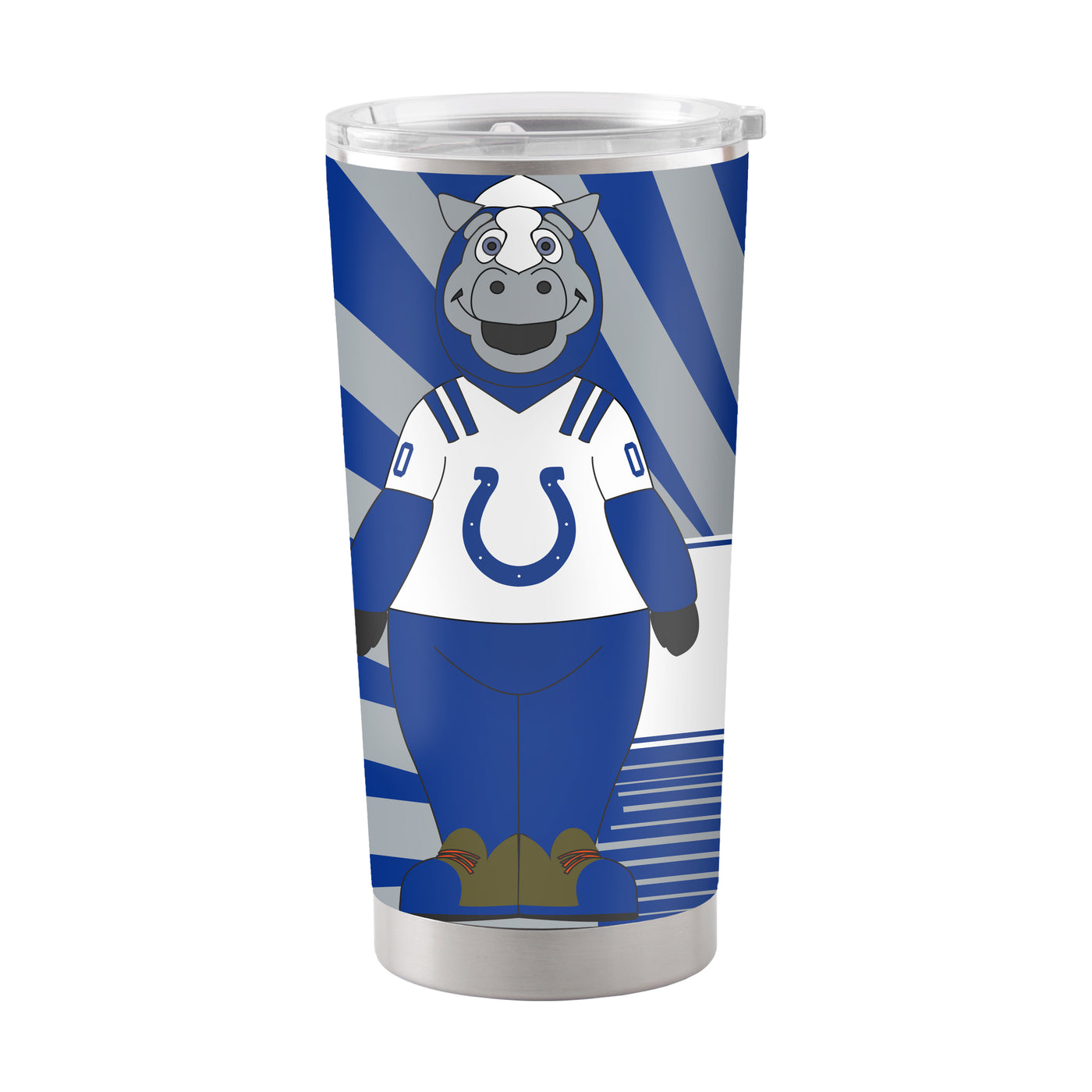 Indianapolis Colts 20oz Mascot Stainless Steel Tumbler