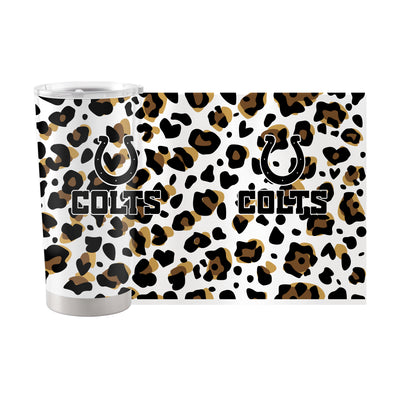Indianapolis Colts 20oz Neutral Leopard Stainless Tumbler